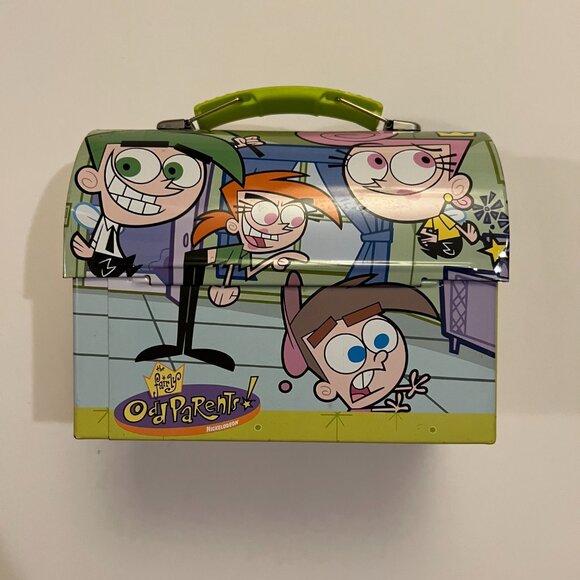 Vintage Fairly Odd Parents Nickelodeon tin lunchbox - Picture 4 of 10